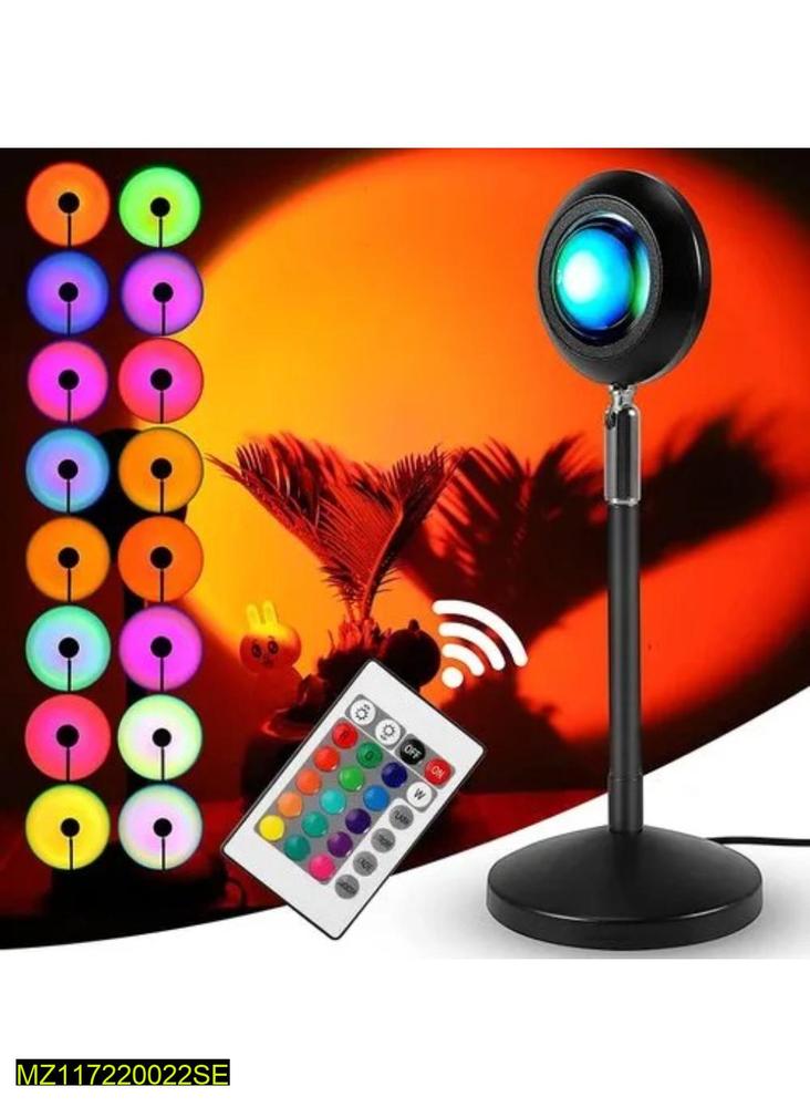 16 Colors RGB Sunset Projection Lamp