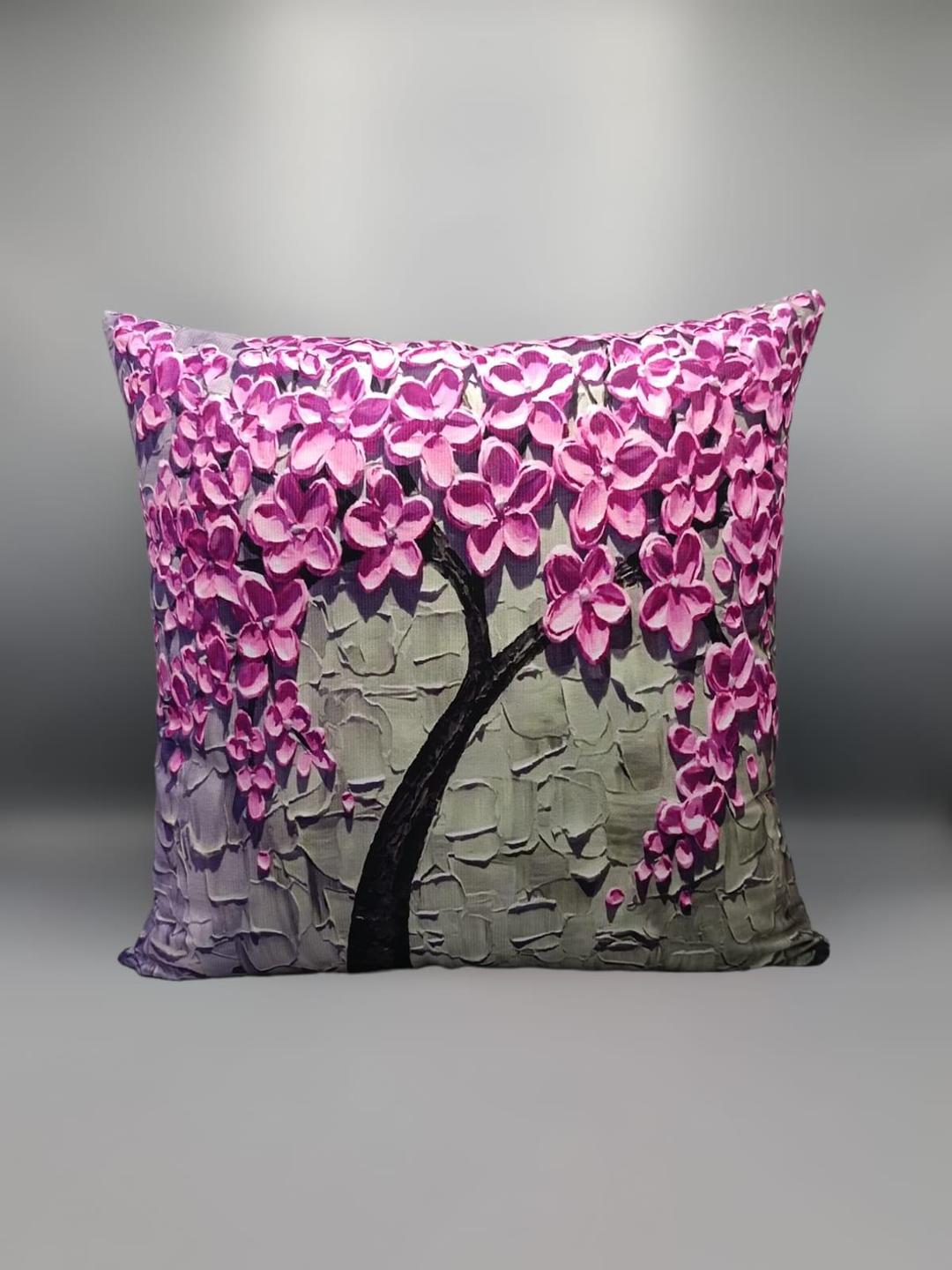 1 Pc Velvet Printed Cushion Cover