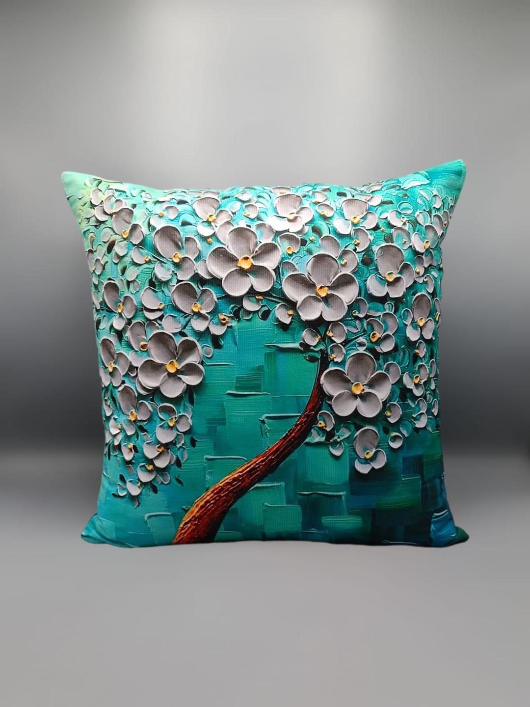 1 Pc Velvet Printed Cushion Cover