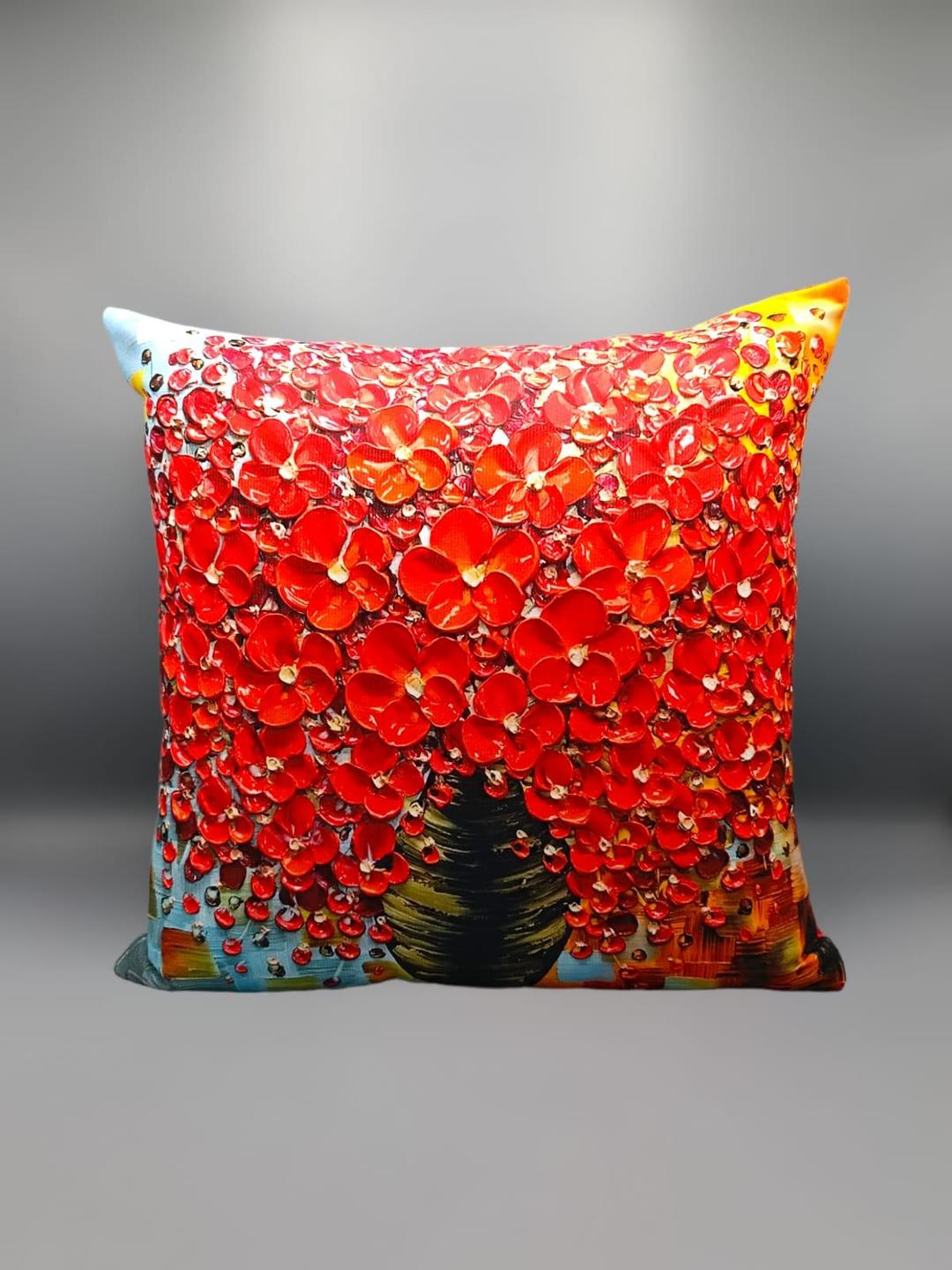 1 Pc Velvet Printed Cushion Cover