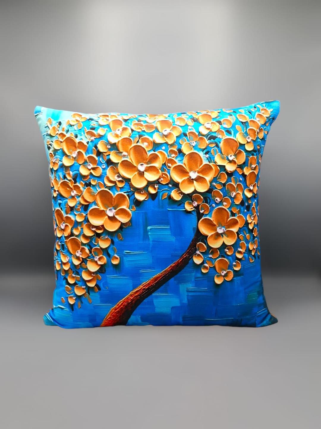 1 Pc Velvet Printed Cushion Cover