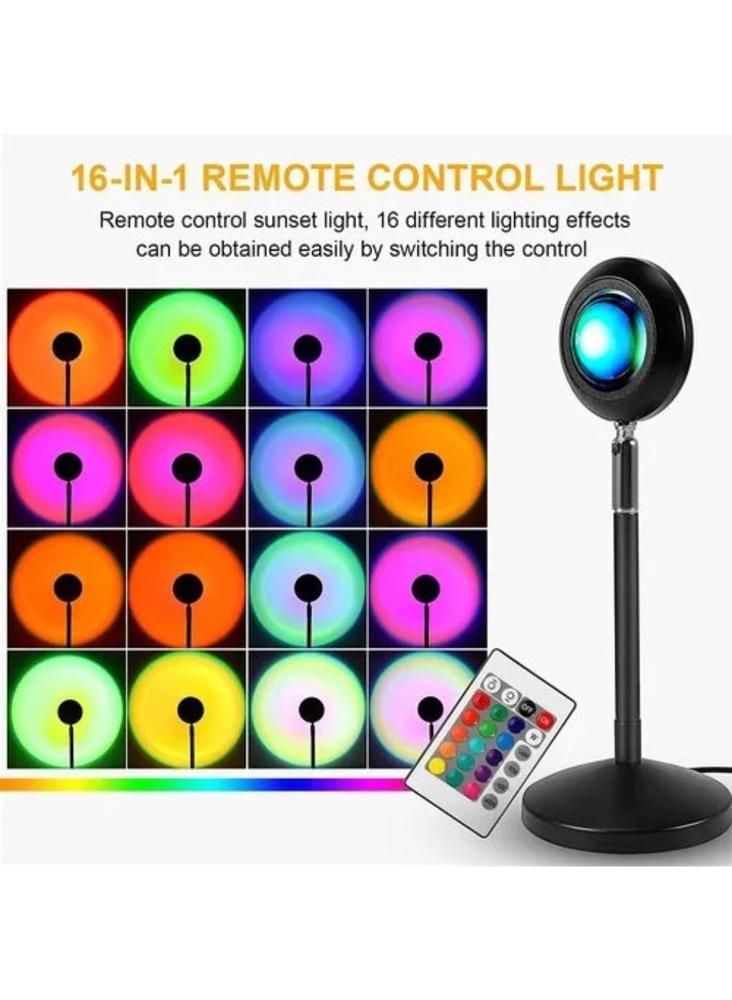 16 Colors RGB Sunset Projection Lamp