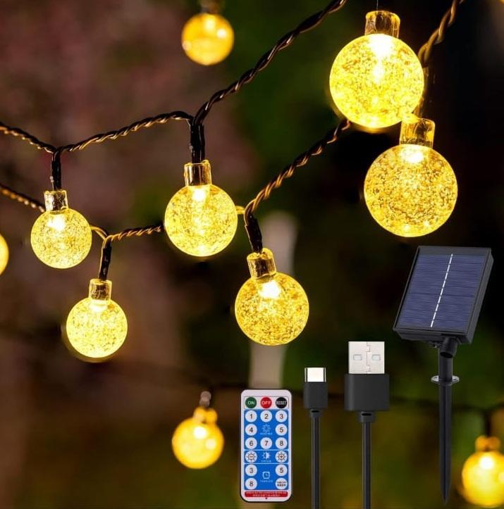 Solar string lights