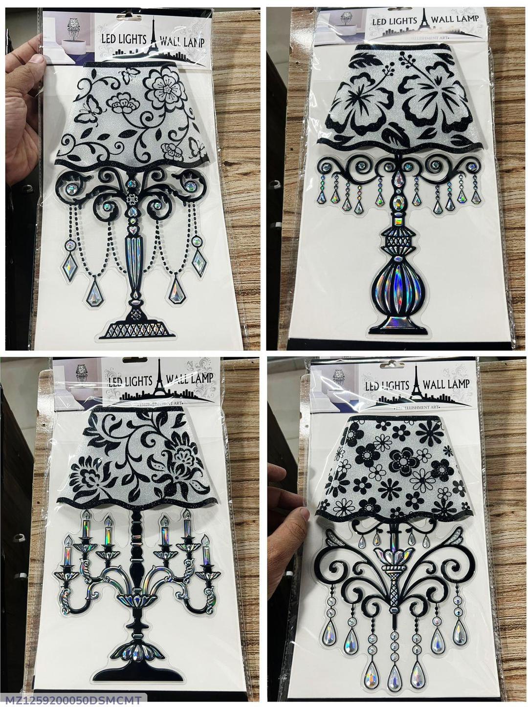Lamp Design Wall Sticker